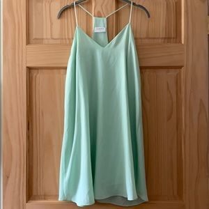 Mint halter dress